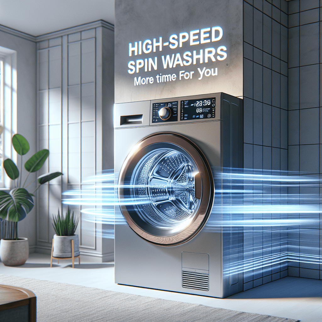 High-speed spin washers: More time for you - BonPrix Électroménagers