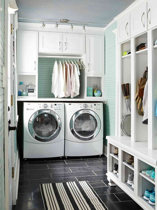 Comment créer un espace de buanderie et de vestiaire à double usage