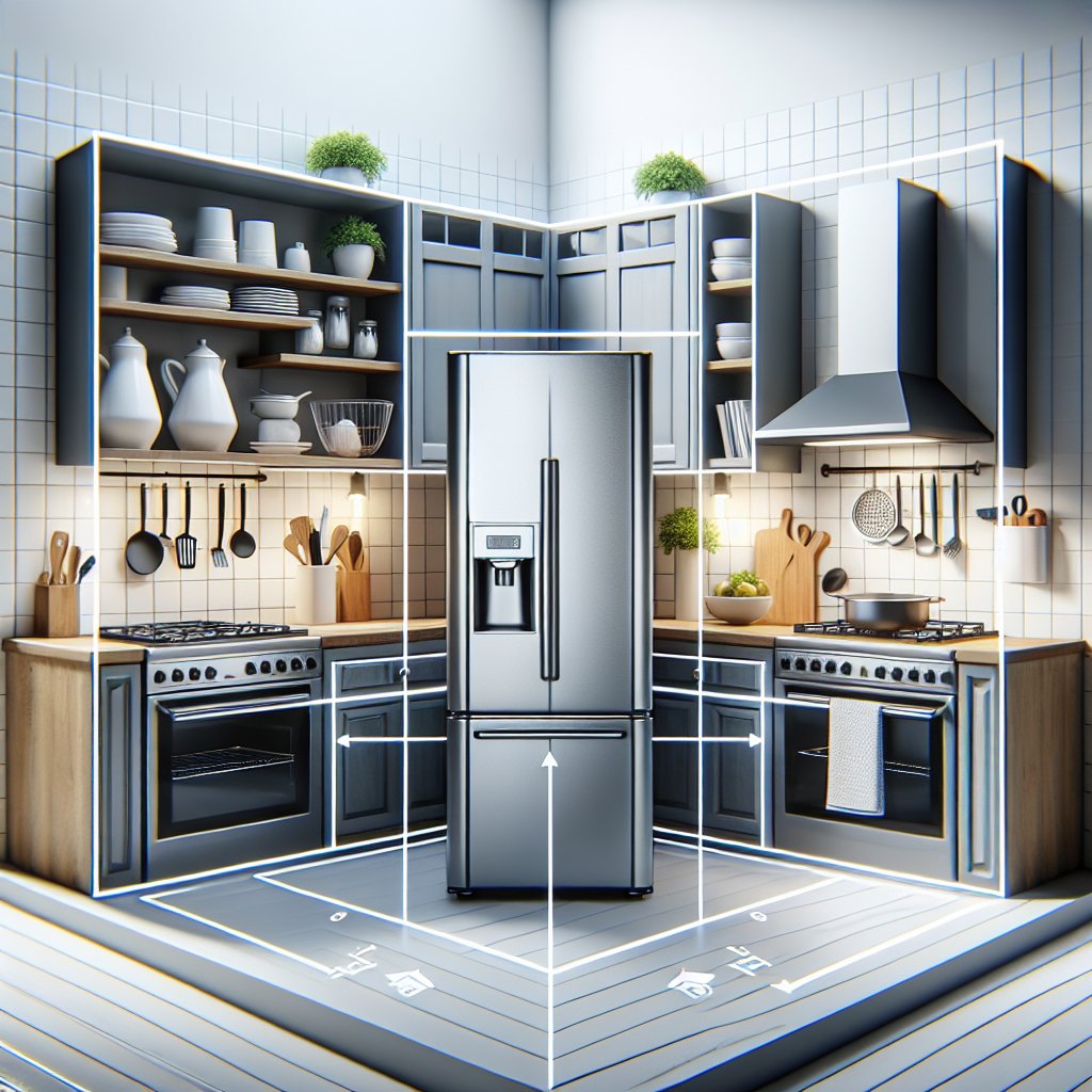 How to Design a Kitchen with an Efficient Work Triangle Including Appliances - BonPrix Électroménagers