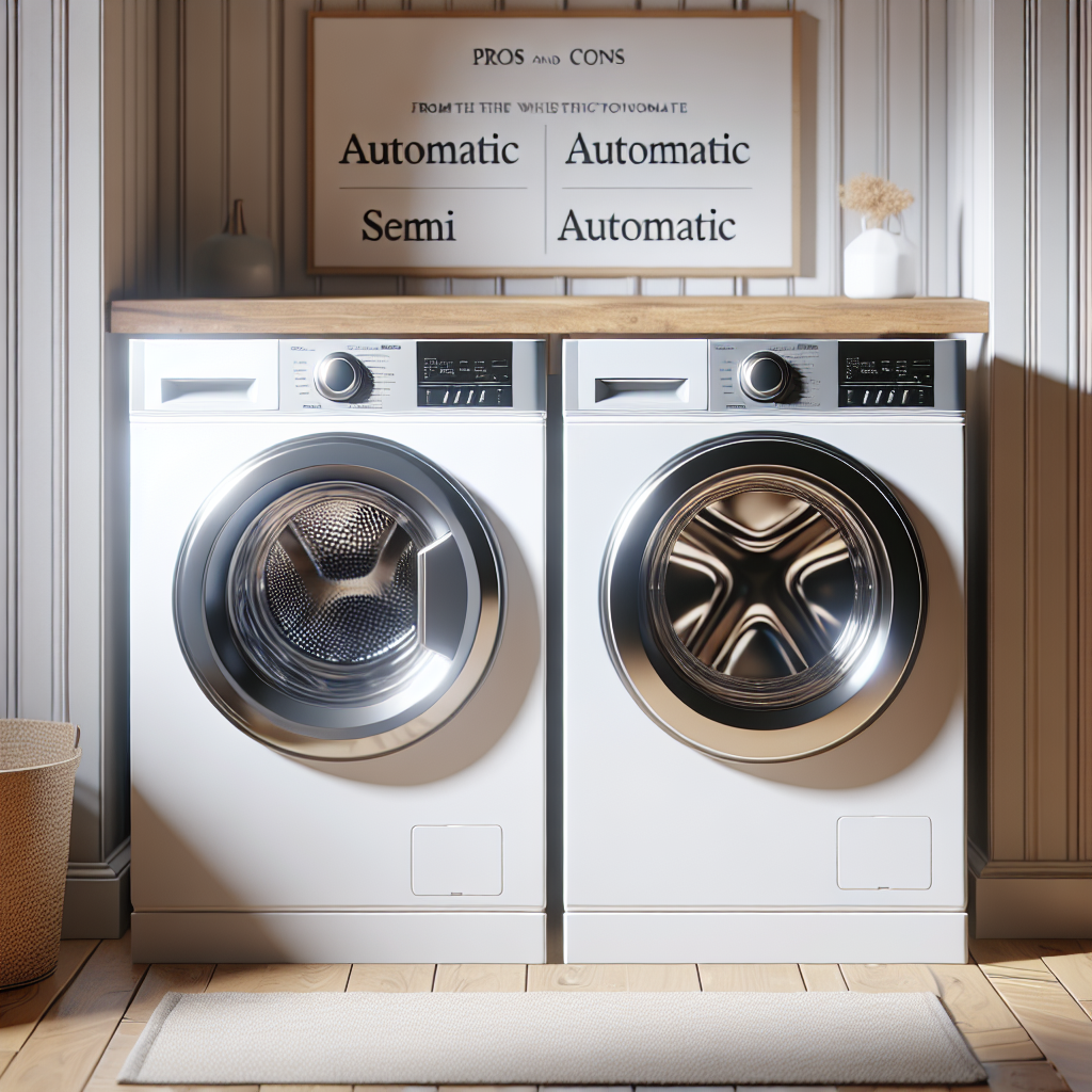 Automatic vs Semi-Automatic Washers: Which One to Choose?
