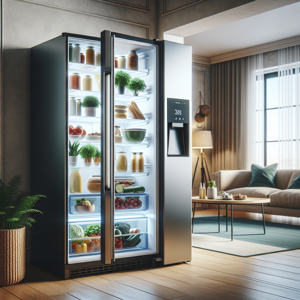 Refrigerators with fresh and frozen food compartments