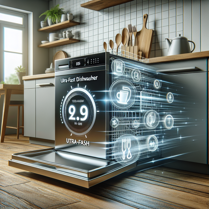 Lave-vaisselle avec cycles de lavage ultra-rapides : Économisez du temps