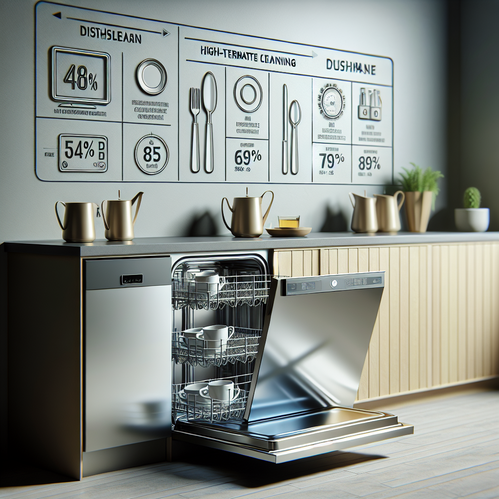 Dishwashers with high-temperature cleaning: unmatched cleanliness