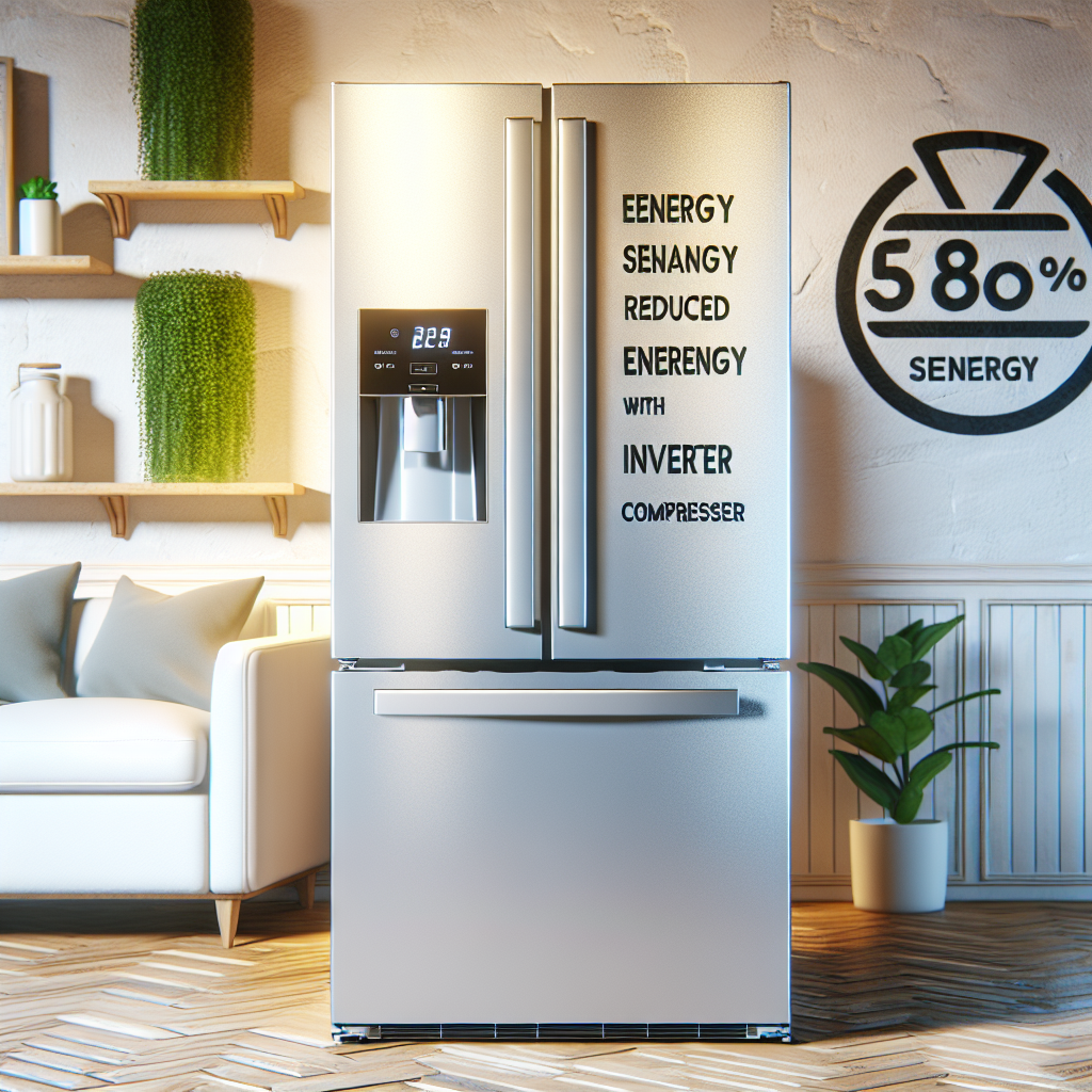 Refrigerators with inverter compressors for reduced energy consumption