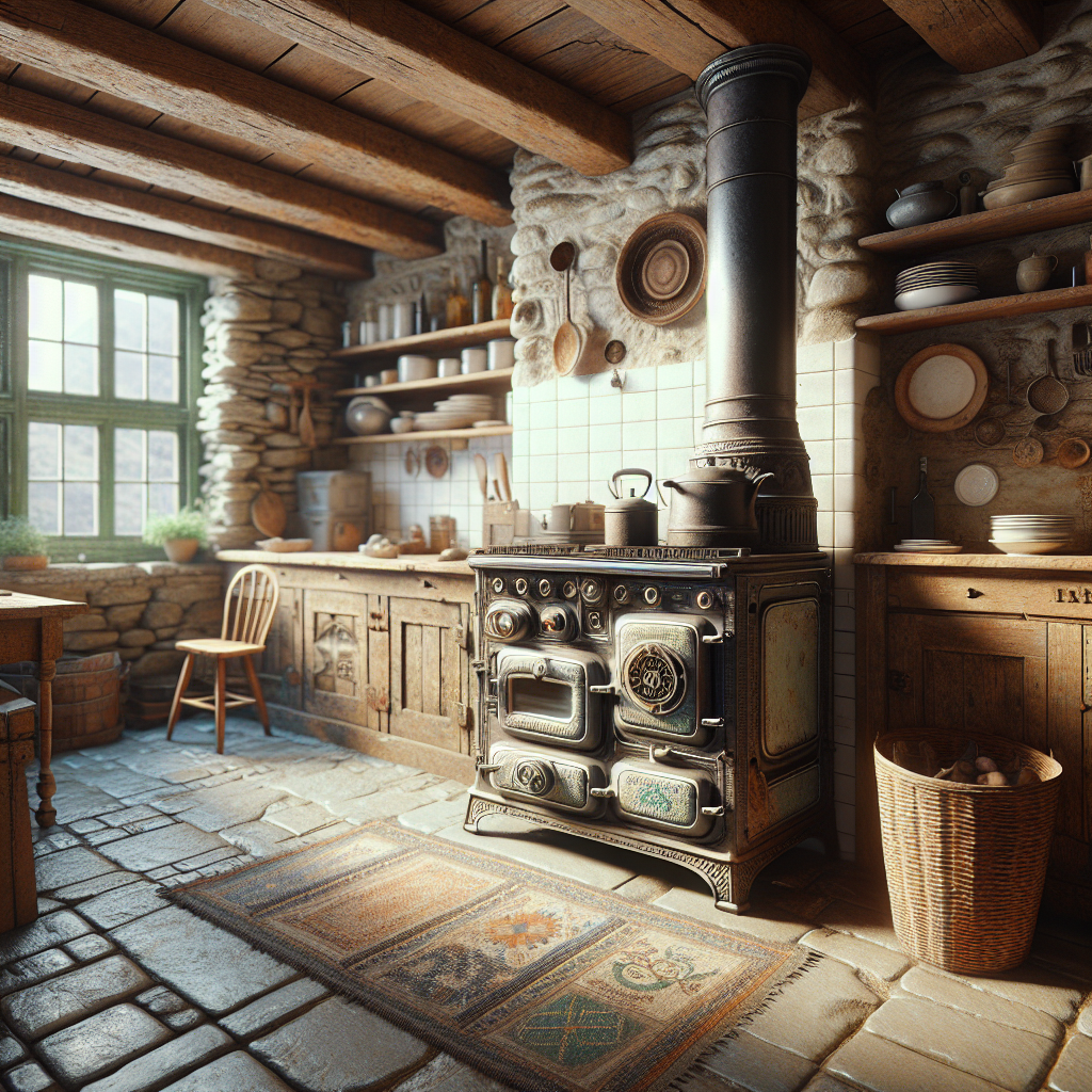 The most suitable household appliances for rustic kitchens