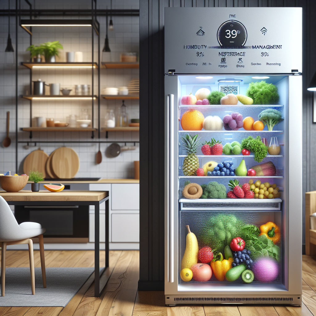 Refrigerators with Humidity Management for Fresher Fruits and Vegetables