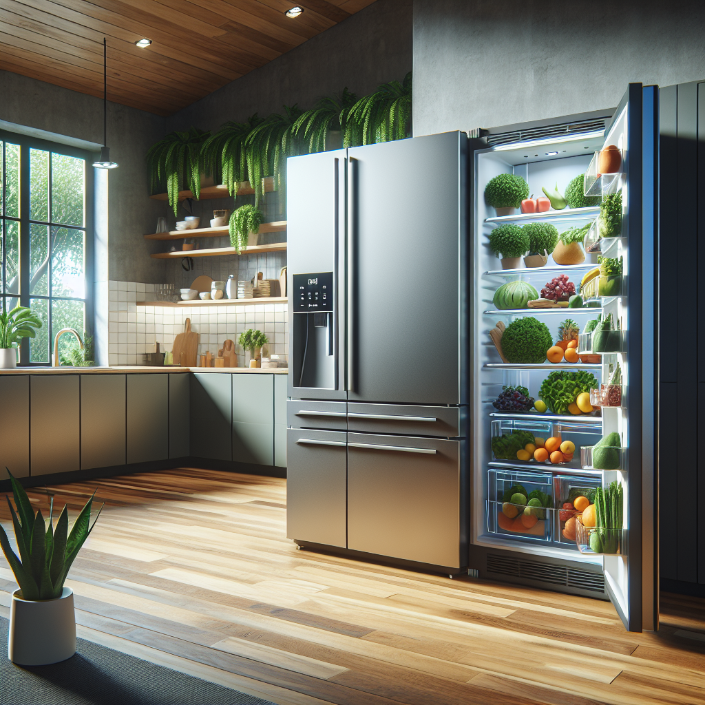 Réfrigérateurs avec des zones séparées pour les fruits et les légumes