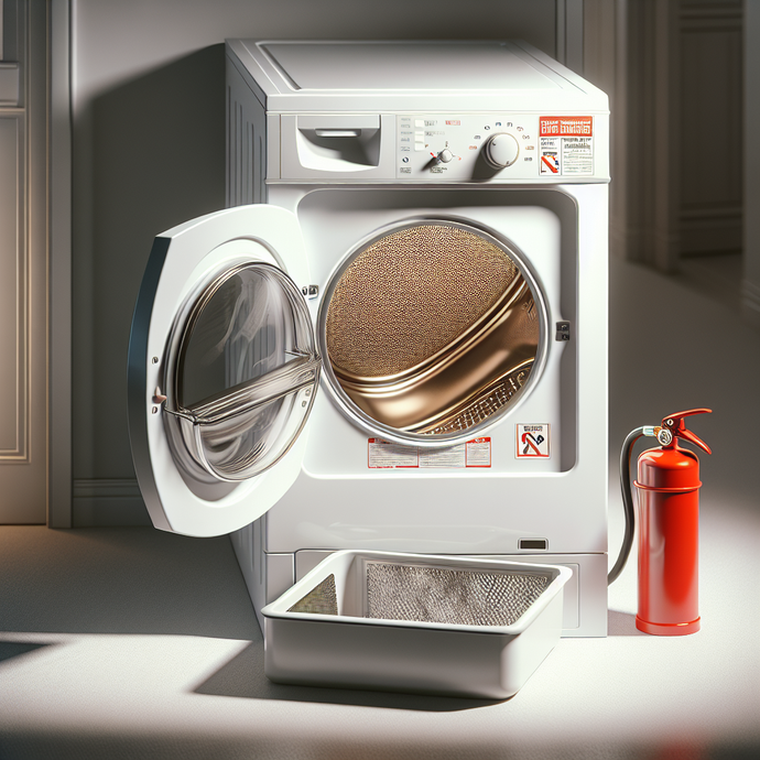 Dryer: How to prevent fire risks due to lint build-up