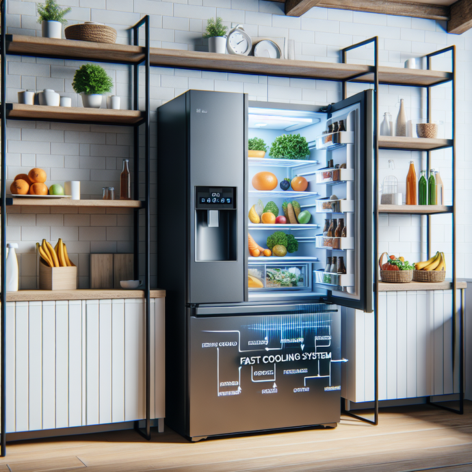 Réfrigérateurs avec Systèmes de Refroidissement Rapide : Pour une Meilleure Gestion des Aliments