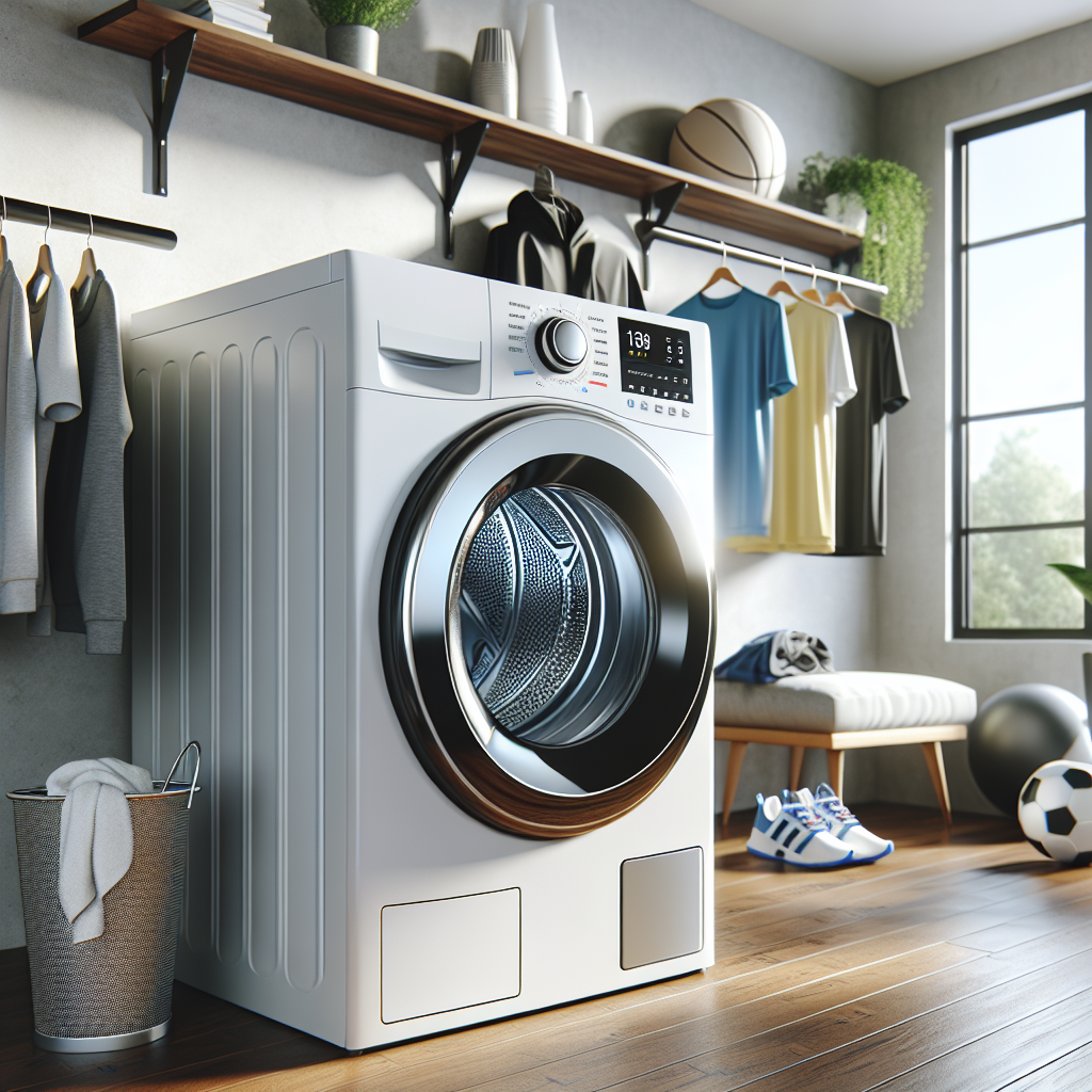 Dryers with special cycles for sportswear