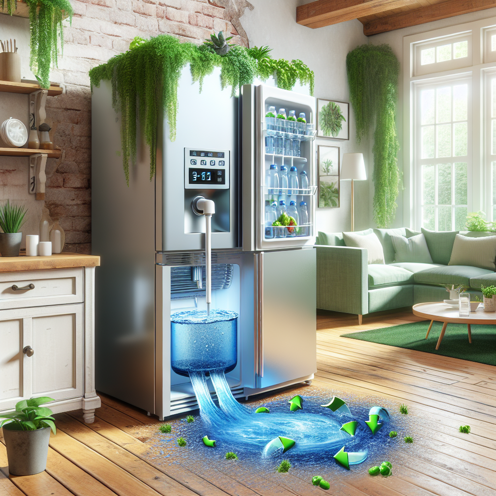 Réfrigérateurs avec systèmes de recyclage d'eau pour moins de déchets