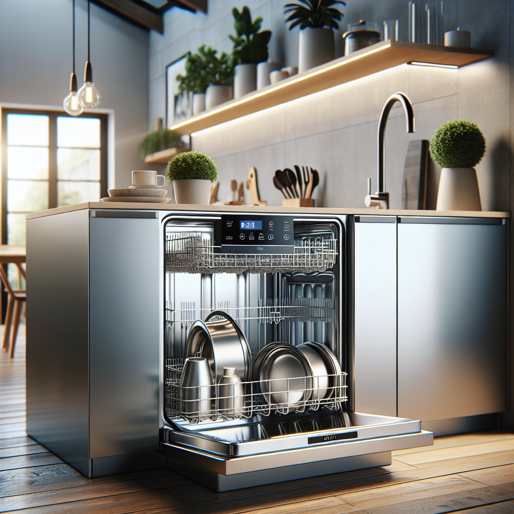 Dishwashers with wash cycles for large pots and pans