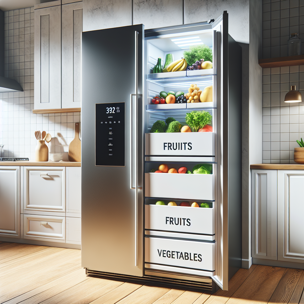 Réfrigérateurs avec contrôle de l'humidité pour une fraîcheur plus longue des fruits et légumes