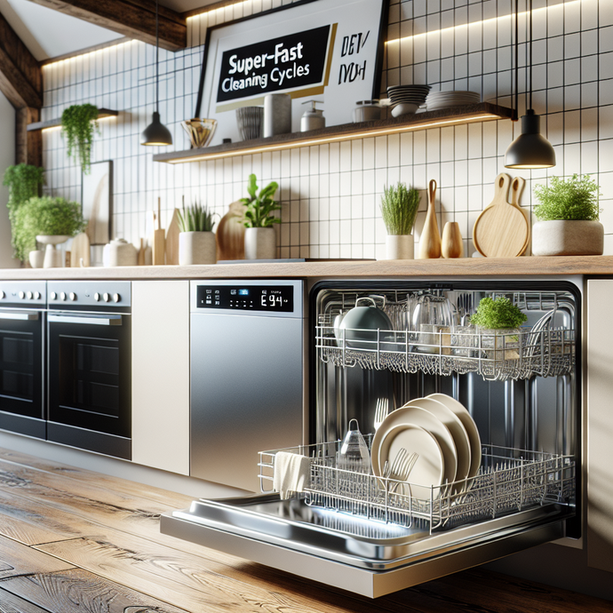 Dishwashers with Ultra-Fast Cycles for Express Cleaning