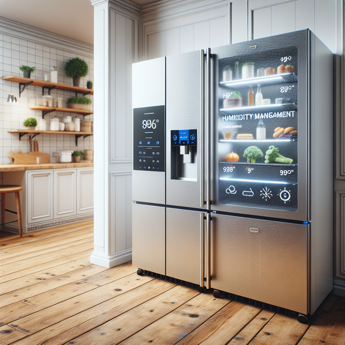 Réfrigérateurs avec gestion de l'humidité : Meilleure conservation des aliments