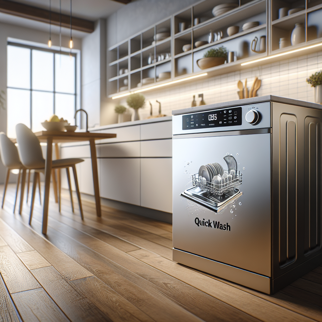 Dishwashers with quick wash cycle for significant time savings
