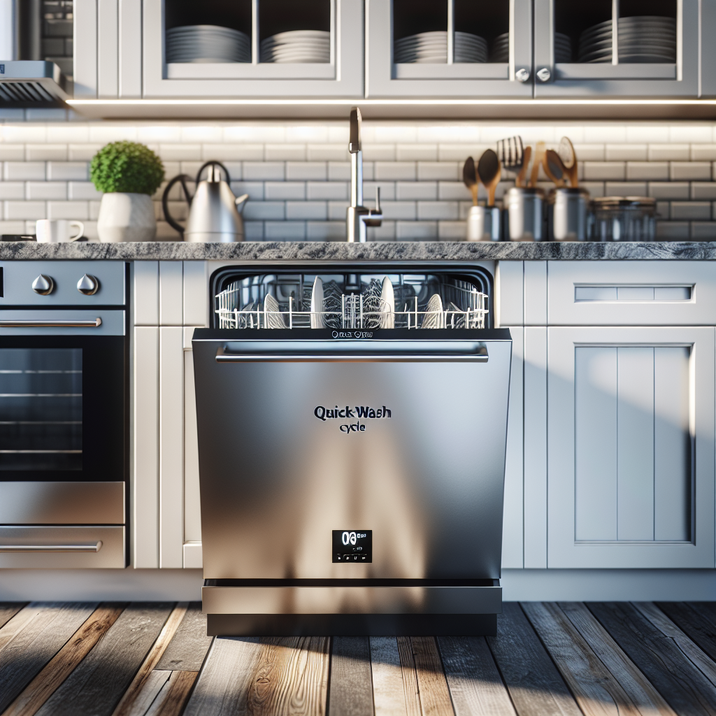 Dishwashers with quick wash cycle for significant time savings