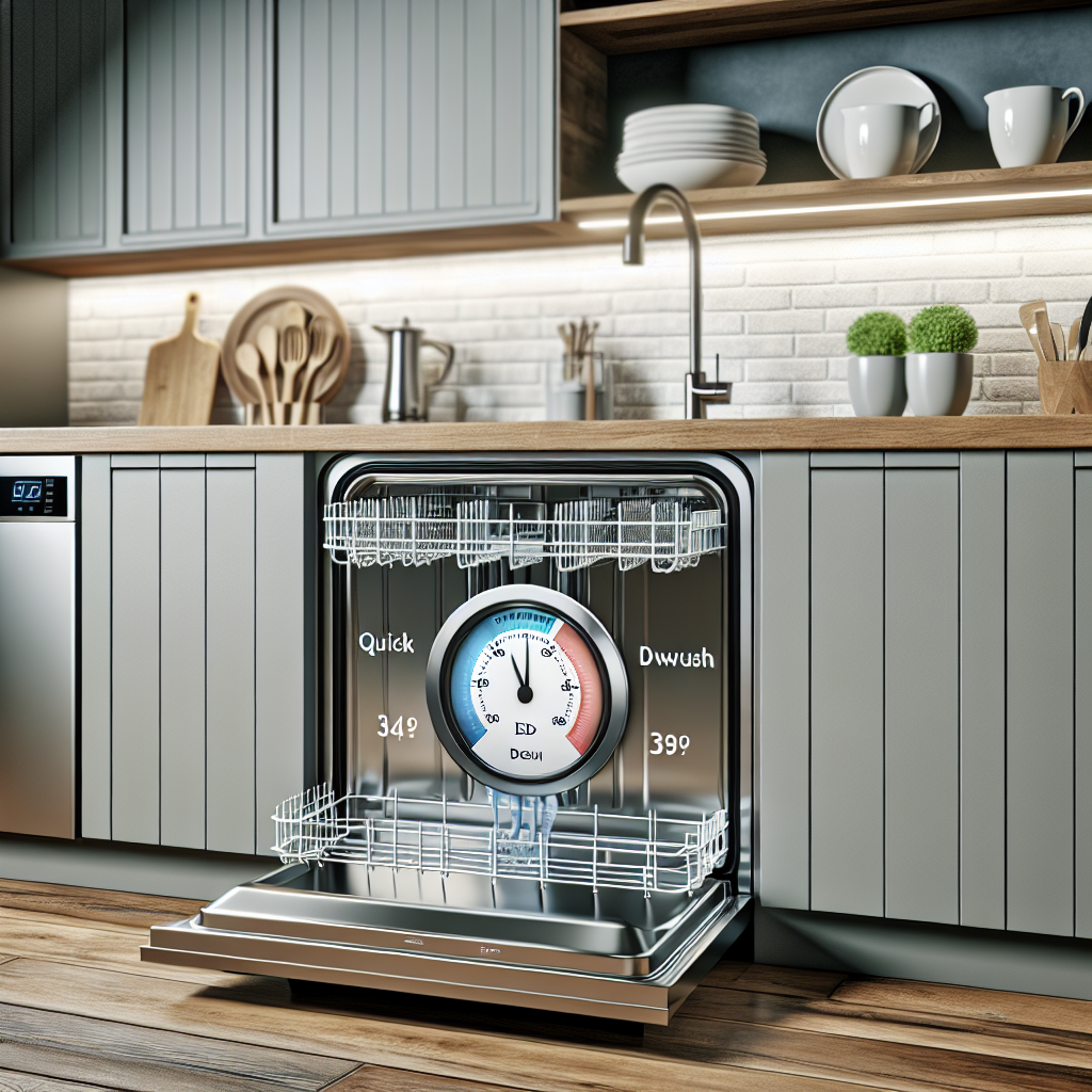 Dishwashers with quick wash cycle for significant time savings