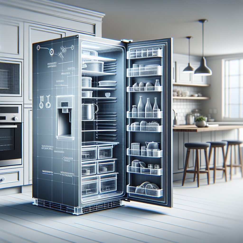Refrigerators with Adjustable Storage Zones for Better Organization