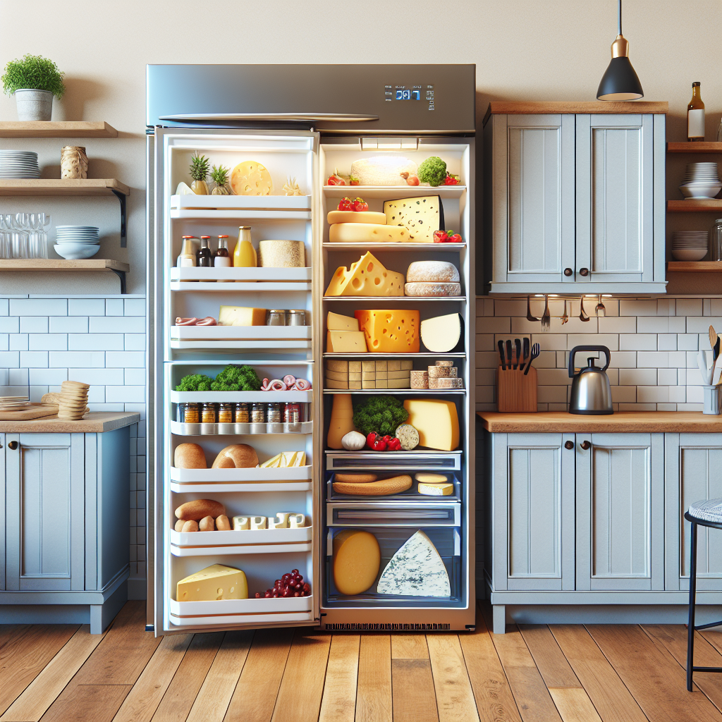 Refrigerators with dedicated cheese and deli meat zones