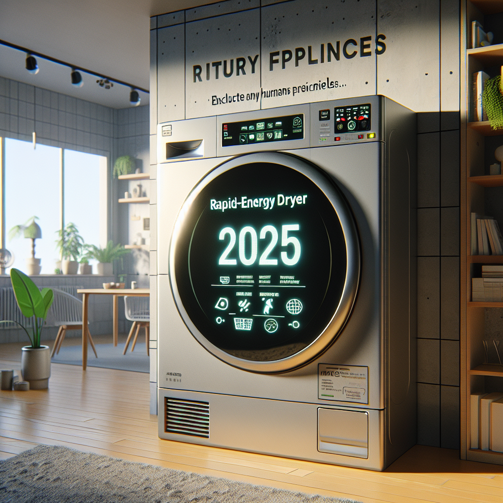 Rapid-Energy Dryers: The Future of Appliances in 2025