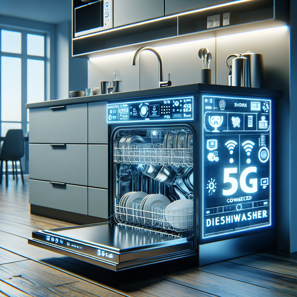 Lave-vaisselle connectés en 5G : Un modèle 2025
