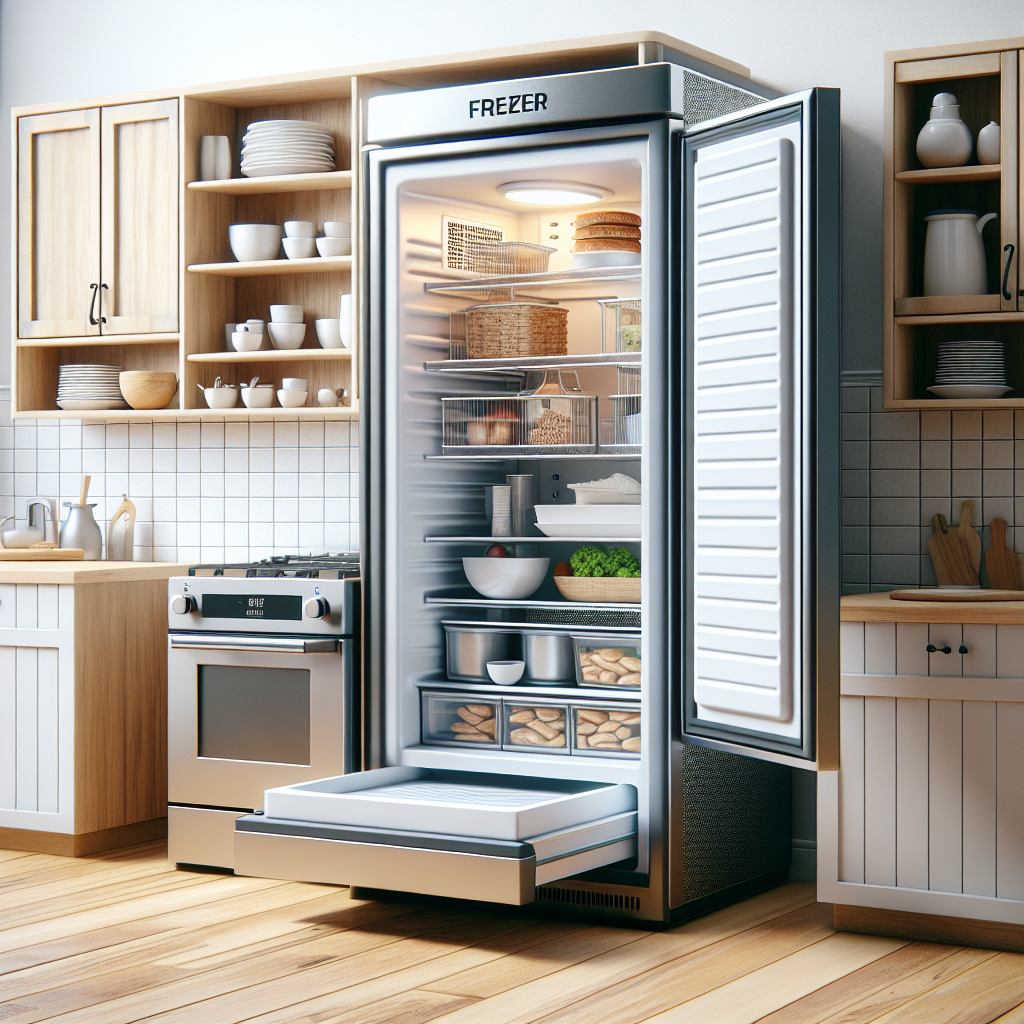 Freezer: How to prevent warm air from entering when opening the door