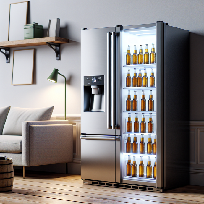 Refrigerators with Built-In Beer Compartments for Enthusiasts