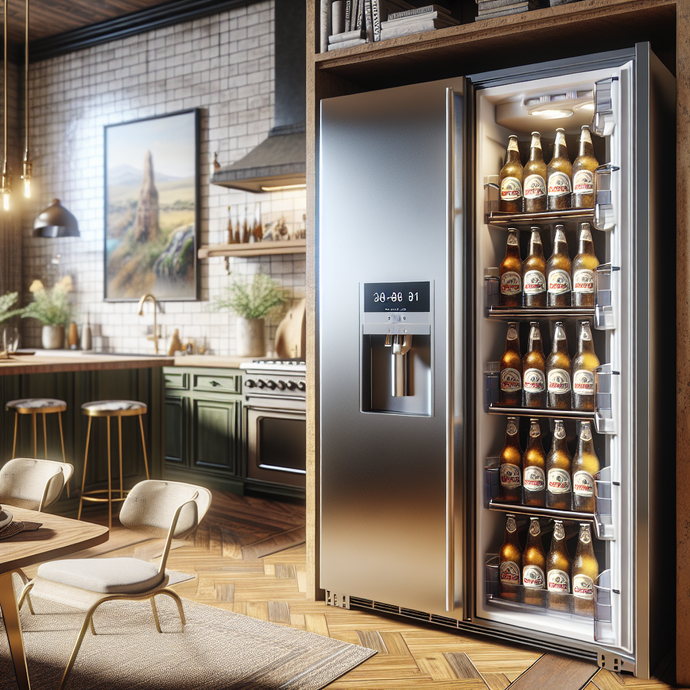 Refrigerators with Built-In Beer Compartments for Enthusiasts