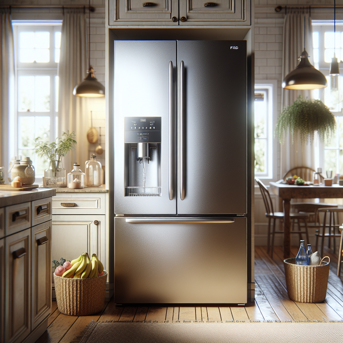 Réfrigérateurs à portes françaises avec distributeurs d'eau et de glace : Confort quotidien