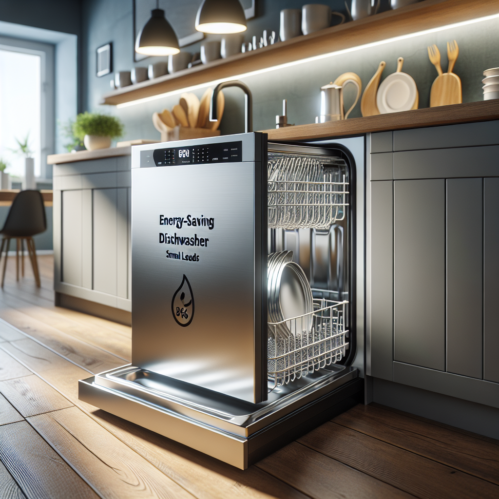 Dishwashers with an energy-saving wash cycle for small loads