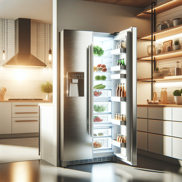 Réfrigérateurs avec compartiments pour aliments frais et congelés