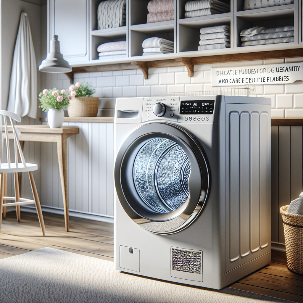 Dryers with delicate fabric cycles: taking care of your clothes
