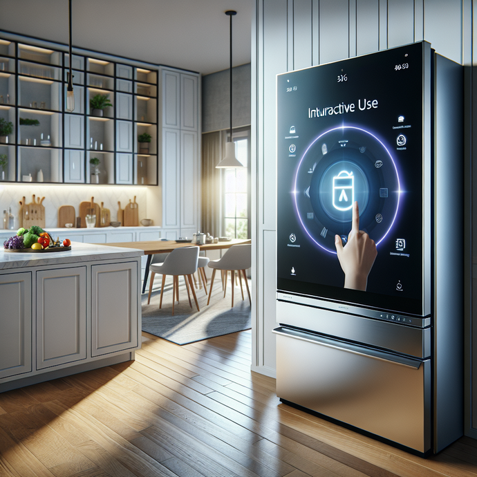 Réfrigérateurs avec écrans interactifs pour une utilisation intuitive