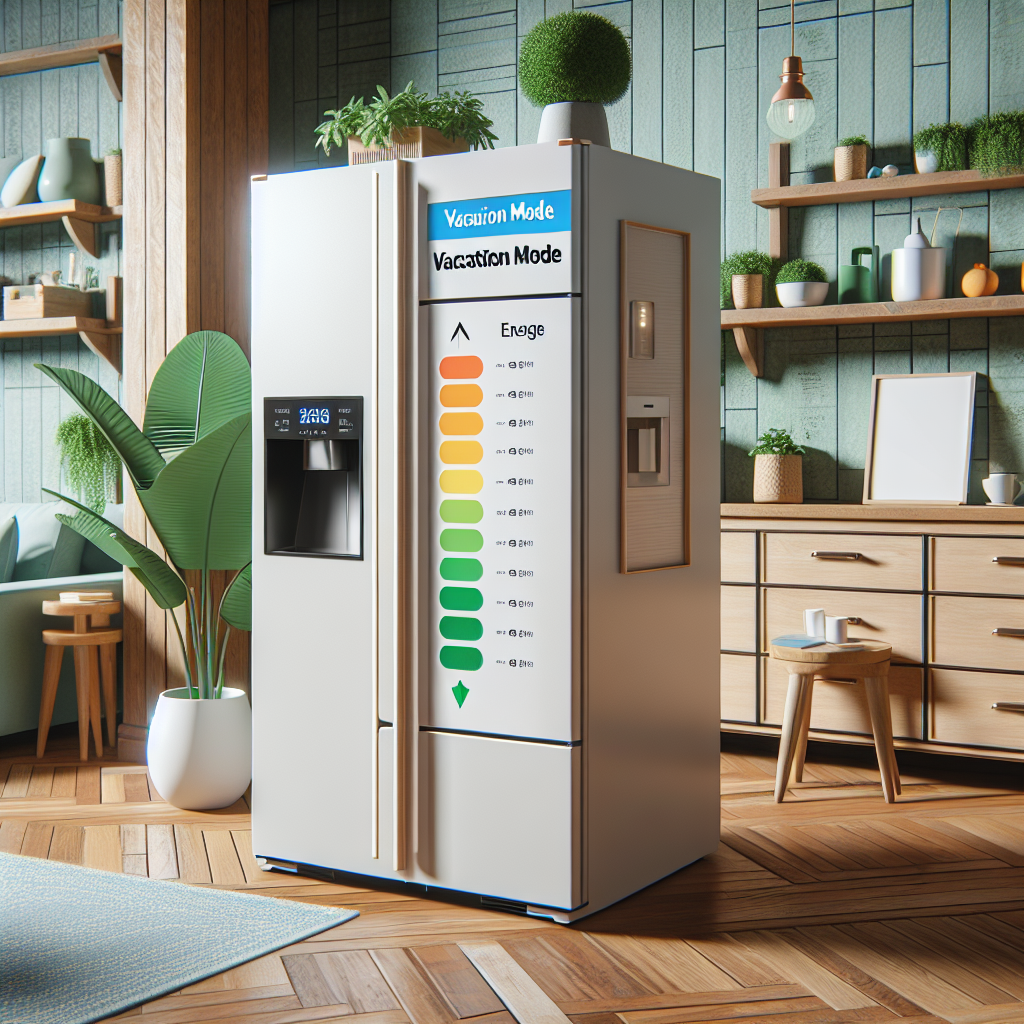Refrigerators with vacation mode to save energy