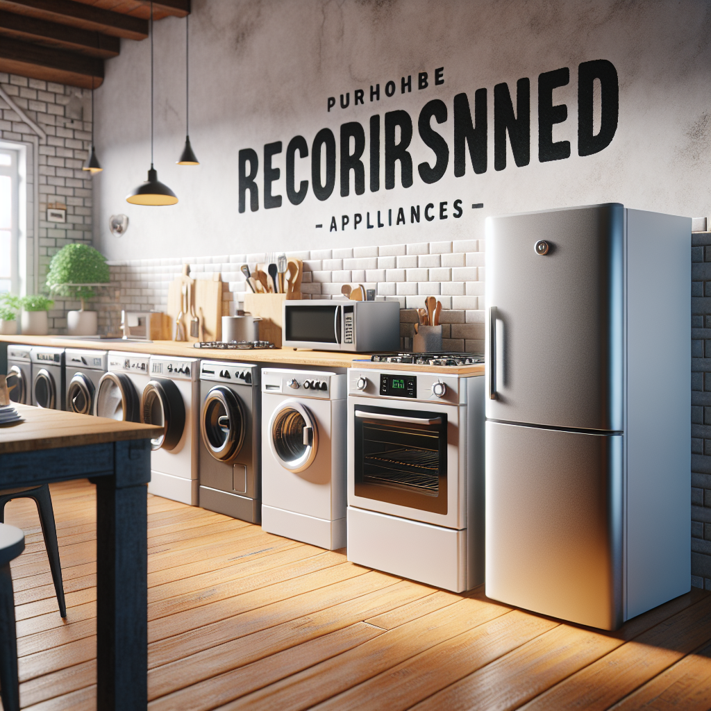 The Benefits of Buying Reconditioned Appliances