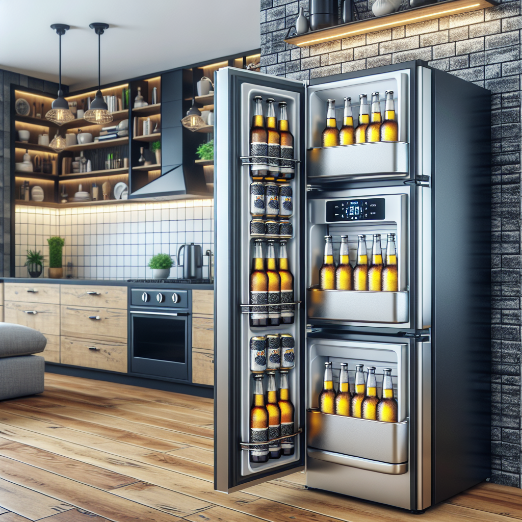 Refrigerators with Built-In Beer Compartments for Enthusiasts