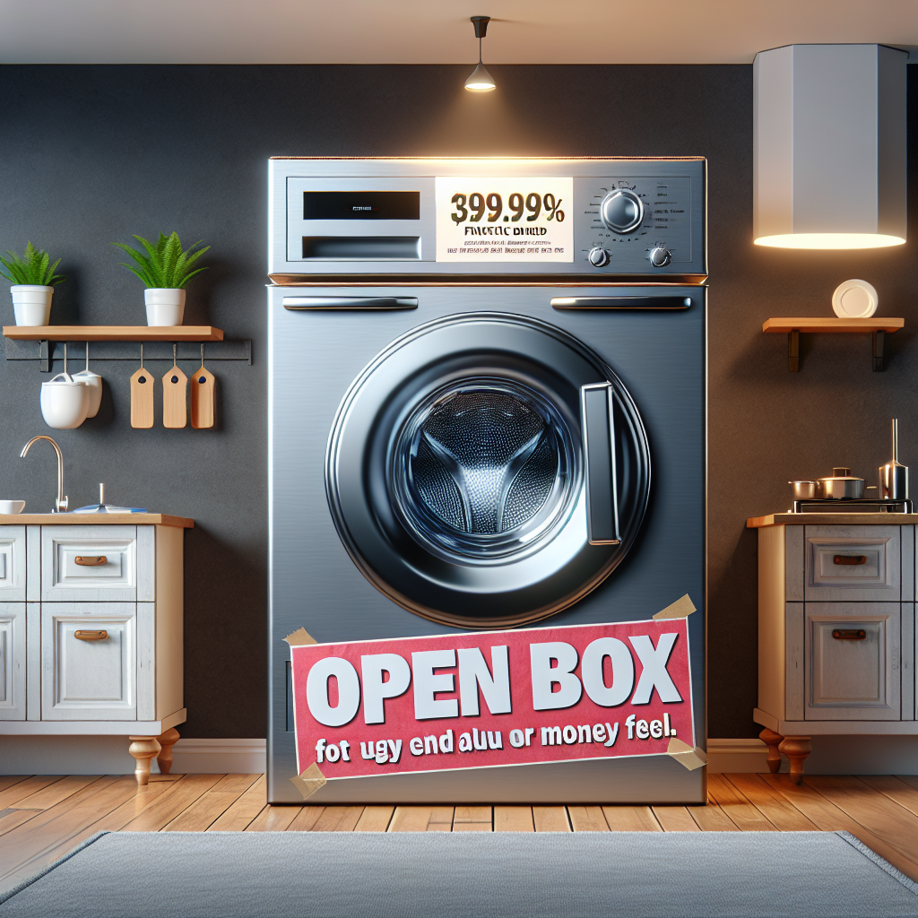 Électroménagers en boîte ouverte : Trouvez des offres imbattables