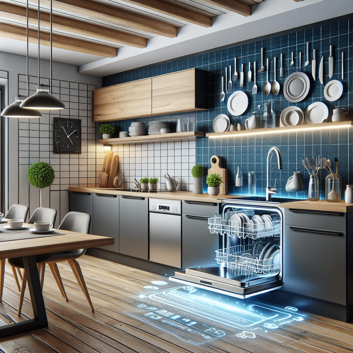 Lave-vaisselle avec cycles de nettoyage automatique : maintenance simplifiée