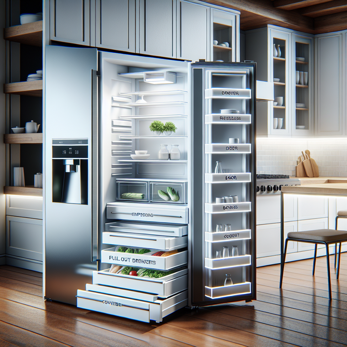 Réfrigérateurs avec zones de rangement modulaires : pour une disposition personnalisable