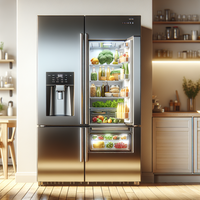 Réfrigérateurs avec compartiments pour aliments frais et congelés
