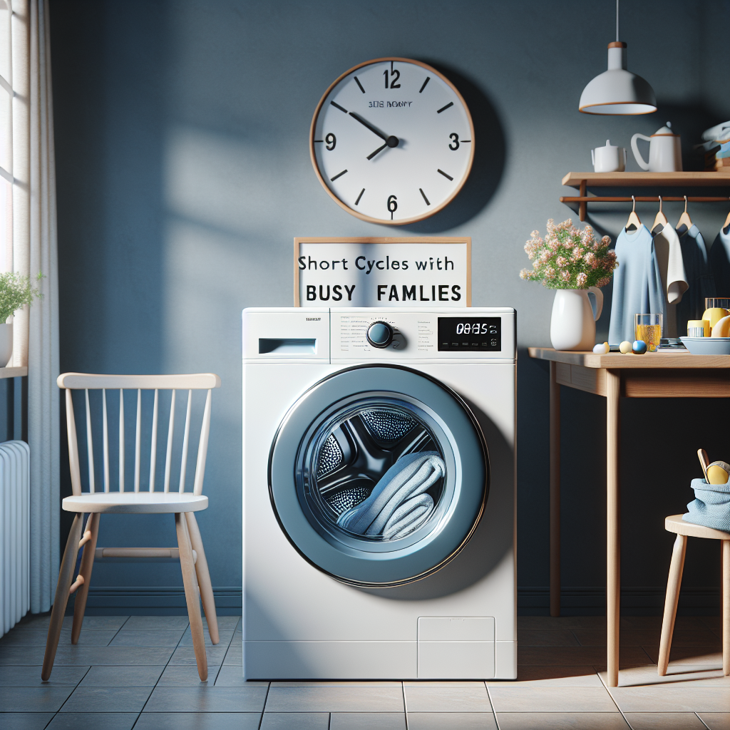 The Benefits of Washers with Short Cycles for Busy Families