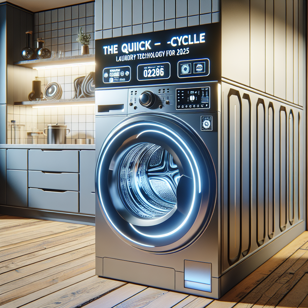 Quick-Cycle Washers: The Laundry Technology of the Future for 2026