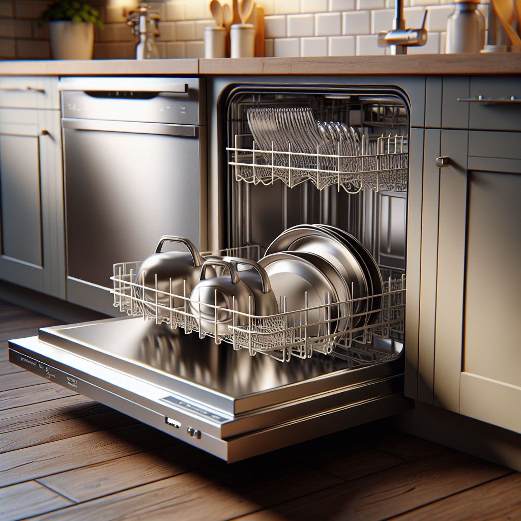 Lave-vaisselle avec cycles de lavage pour grandes casseroles et poêles