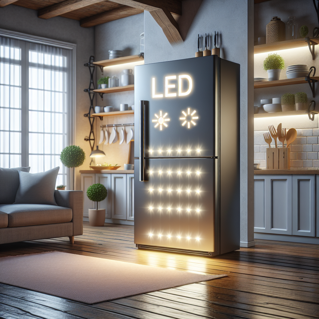 Refrigerators with LED energy-efficient lighting: Better visibility and lower consumption