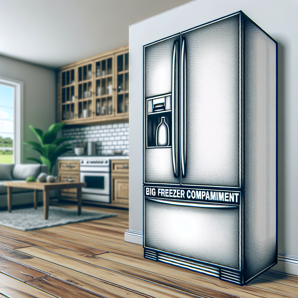 Réfrigérateurs avec de grands compartiments congélateur