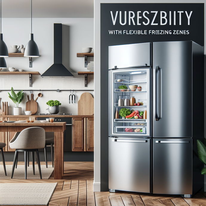 Refrigerators with Flexible Freezing Zones: More Versatility