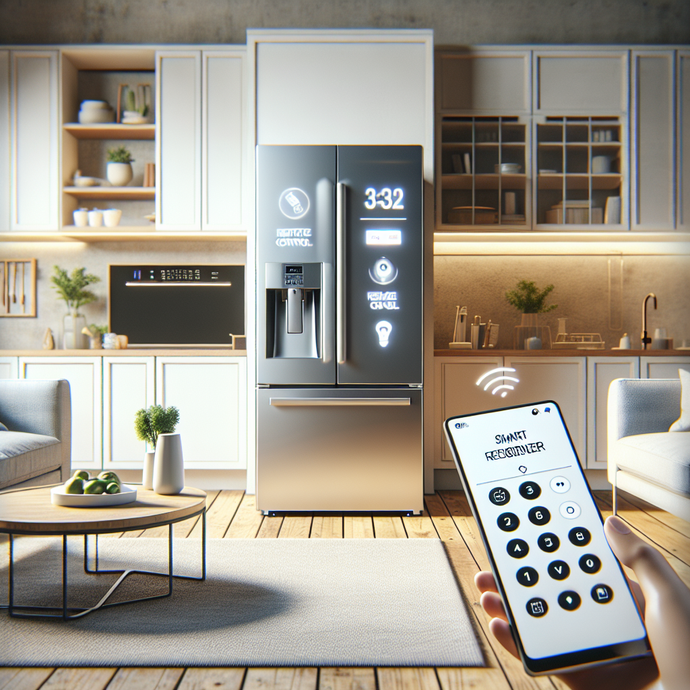 Réfrigérateurs intelligents avec télécommande