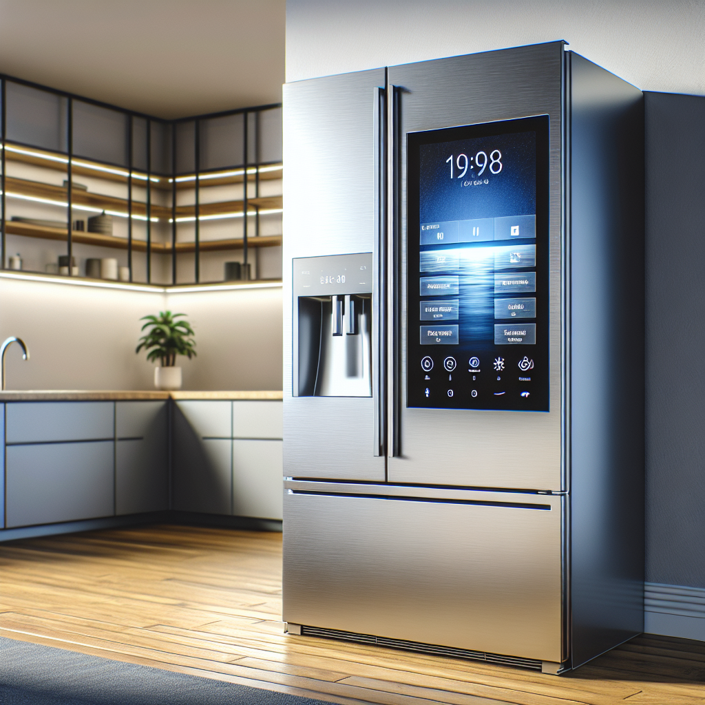 L'évolution des réfrigérateurs avec écrans tactiles intégrés