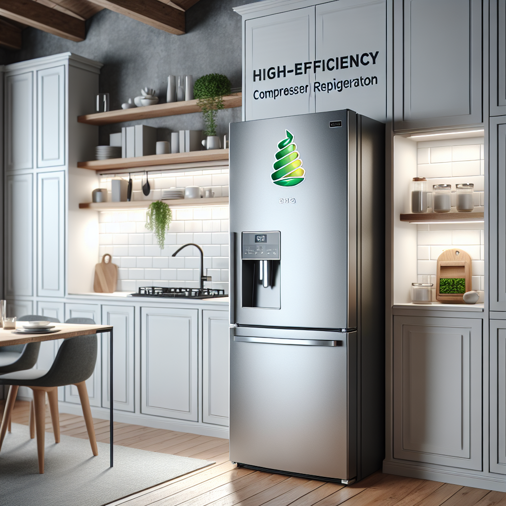 Refrigerators with High-Efficiency Compressors to Reduce Energy Consumption